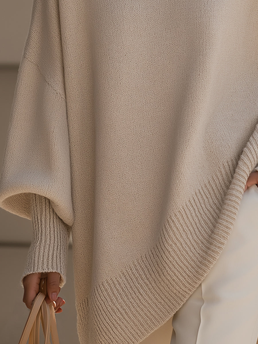 Annika | Damen Eleganter Oversized Pullover