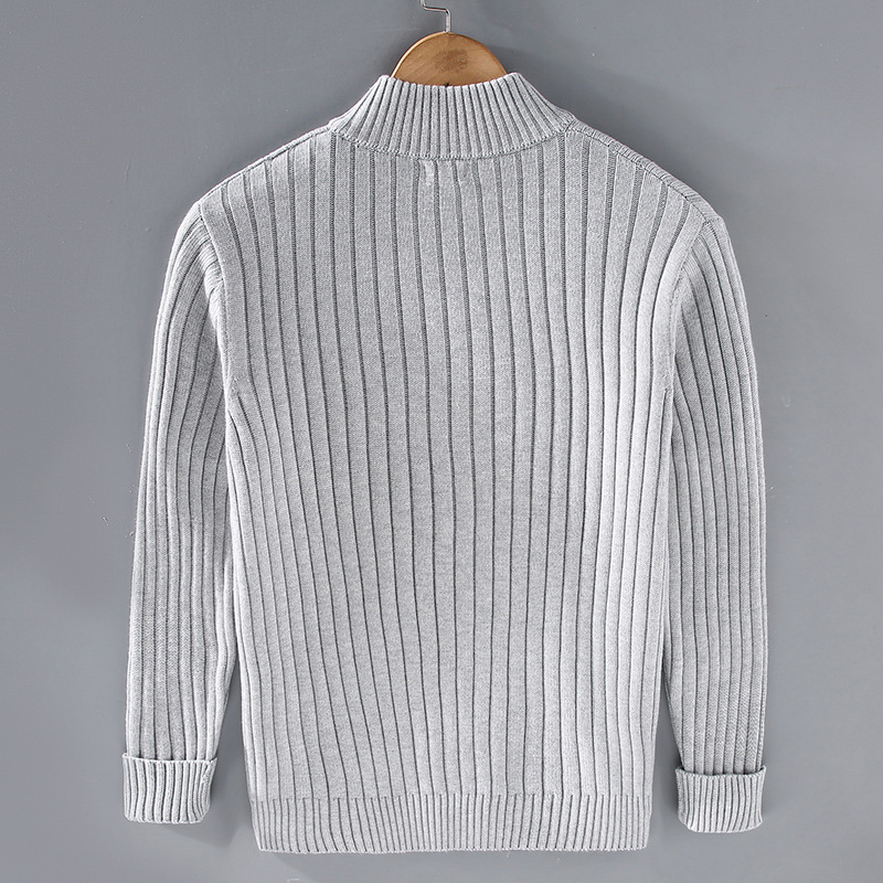 Paul | Herren Freizeit Strickcardigan mit Reißverschluss