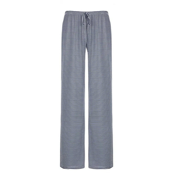Daniela | Damen Frühlings-Gestreifte Relaxed-Hose