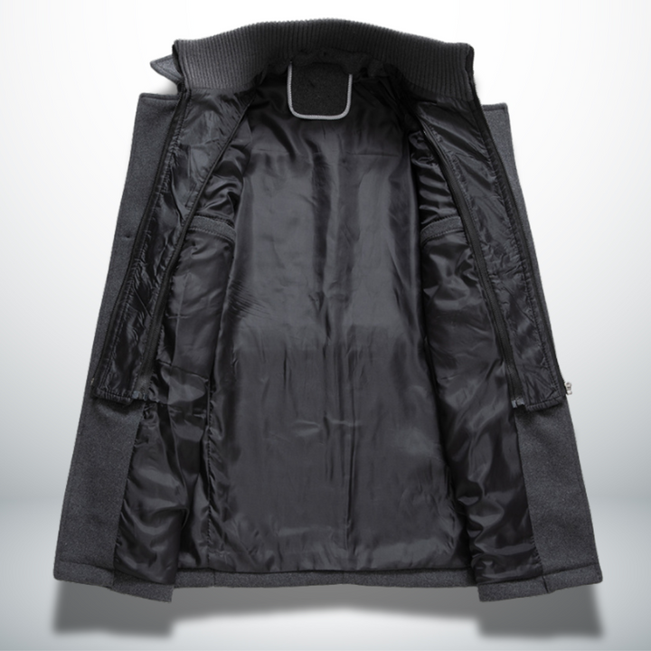 Felix | Herren Smart-Casual Mantel mit Knopfverschluss