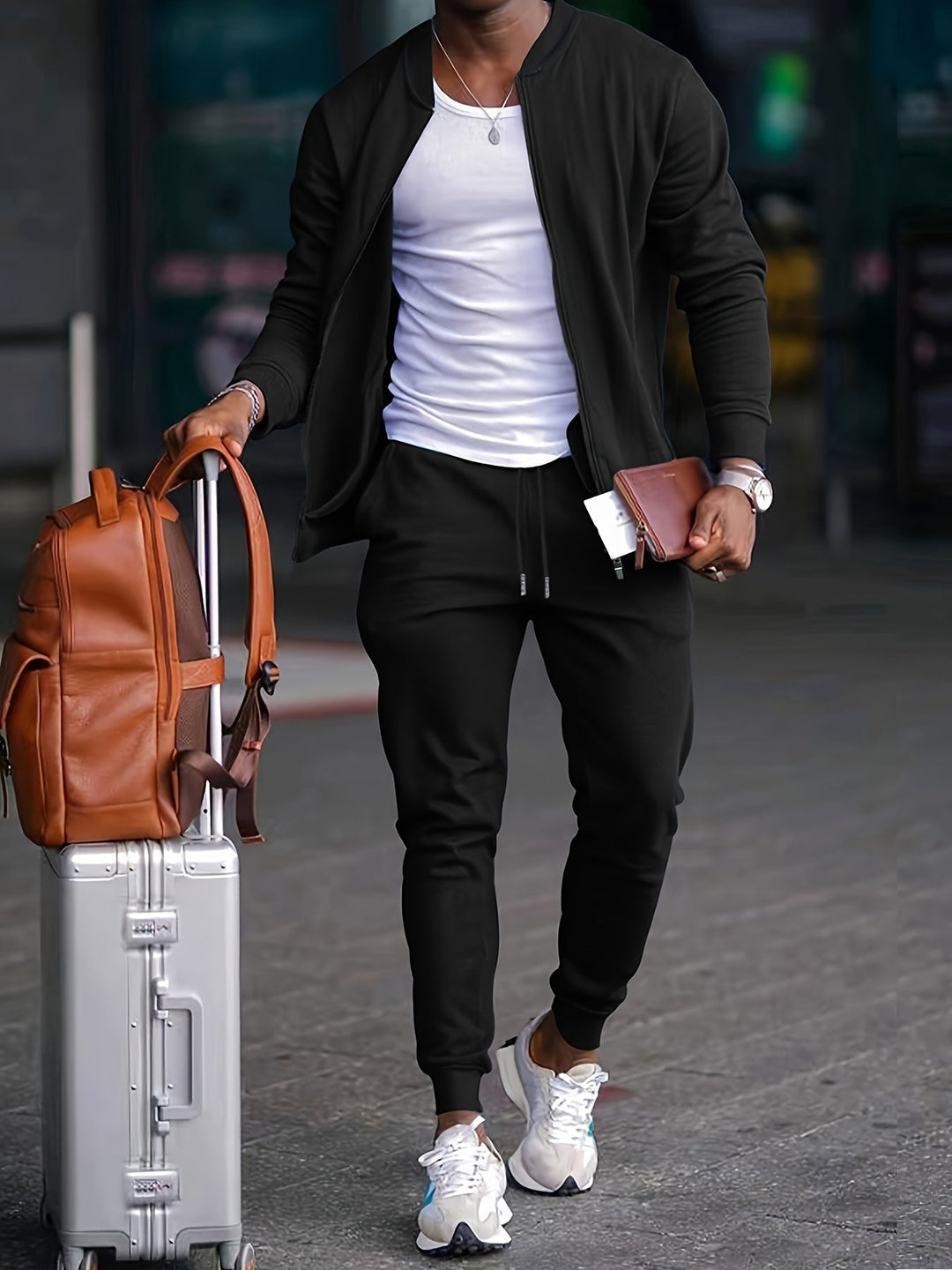 Benjamin | Herren Freizeit-Jogger-Trainingsanzug-Set