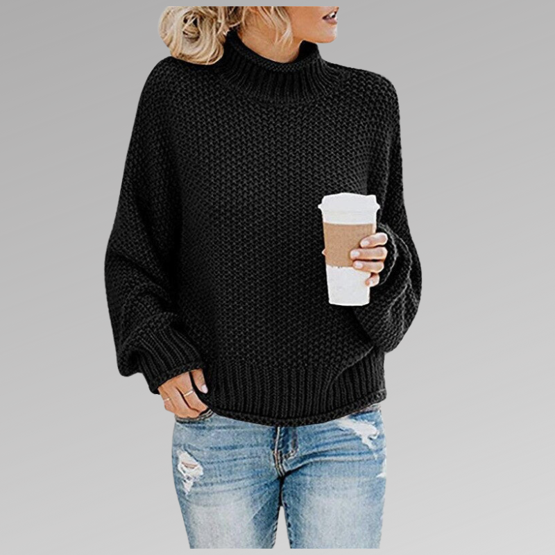 Natascha | Damen Lockerer Strickpullover für den Winter