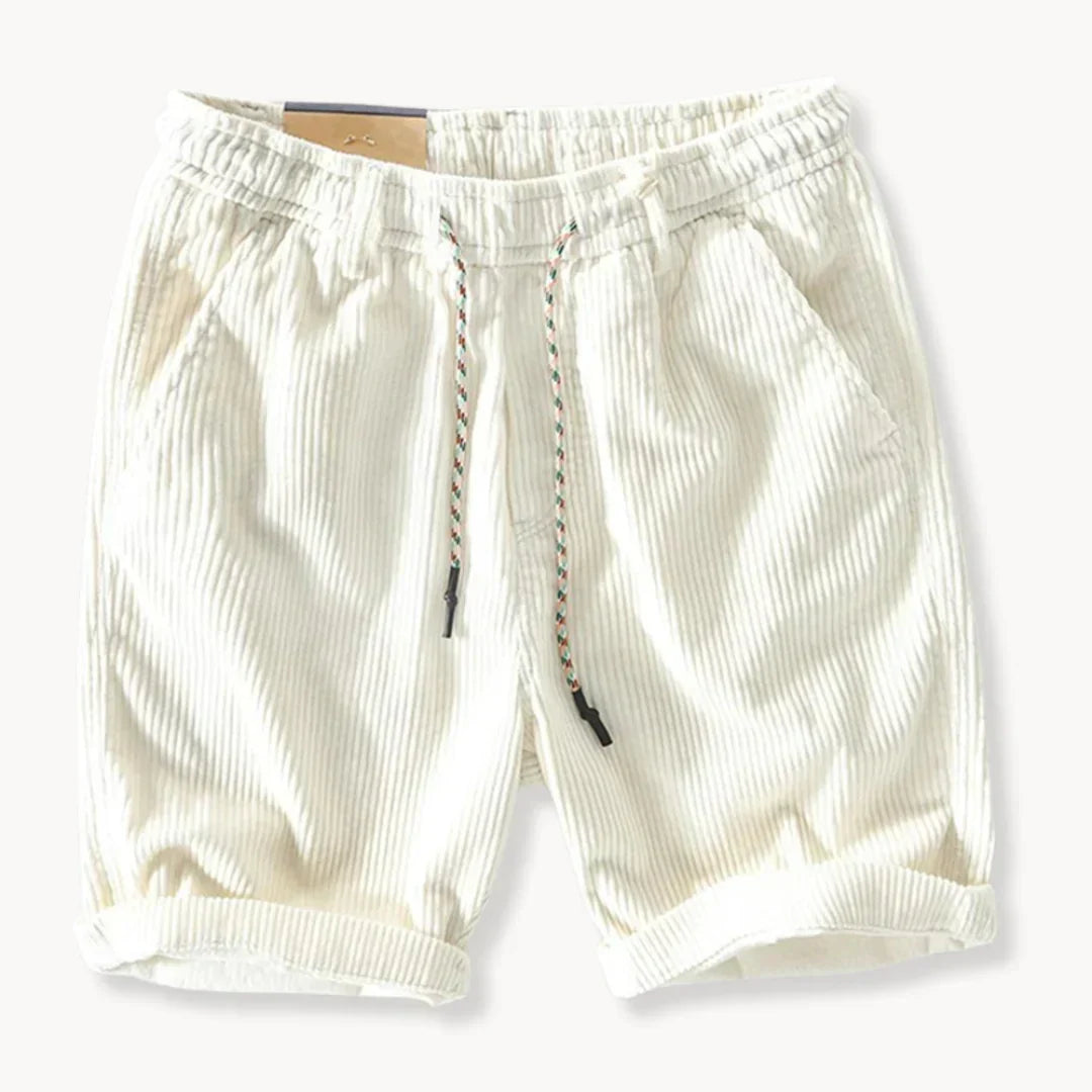 Elias | Herren Elastischer Bund Kordelzug Freizeit-Shorts