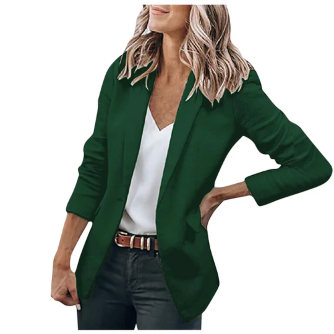 Jacqueline | Damen Freizeit-Büroblazer mit offenem Schnitt