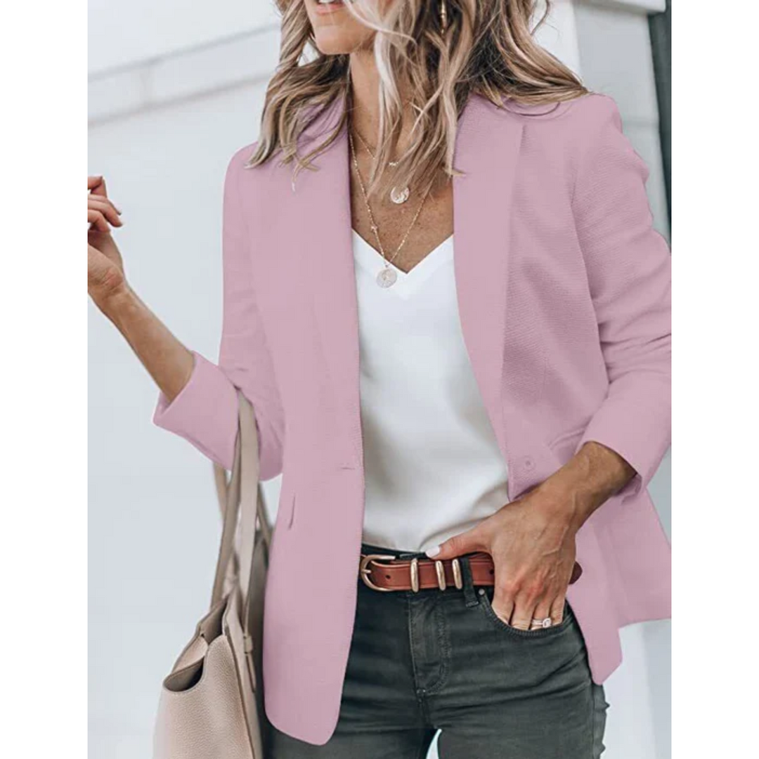 Jacqueline | Damen Freizeit-Büroblazer mit offenem Schnitt