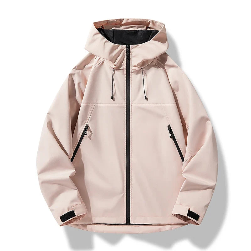 Heinrich | Herren Wasserdichte Kapuzen Winddichte Shell Jacke
