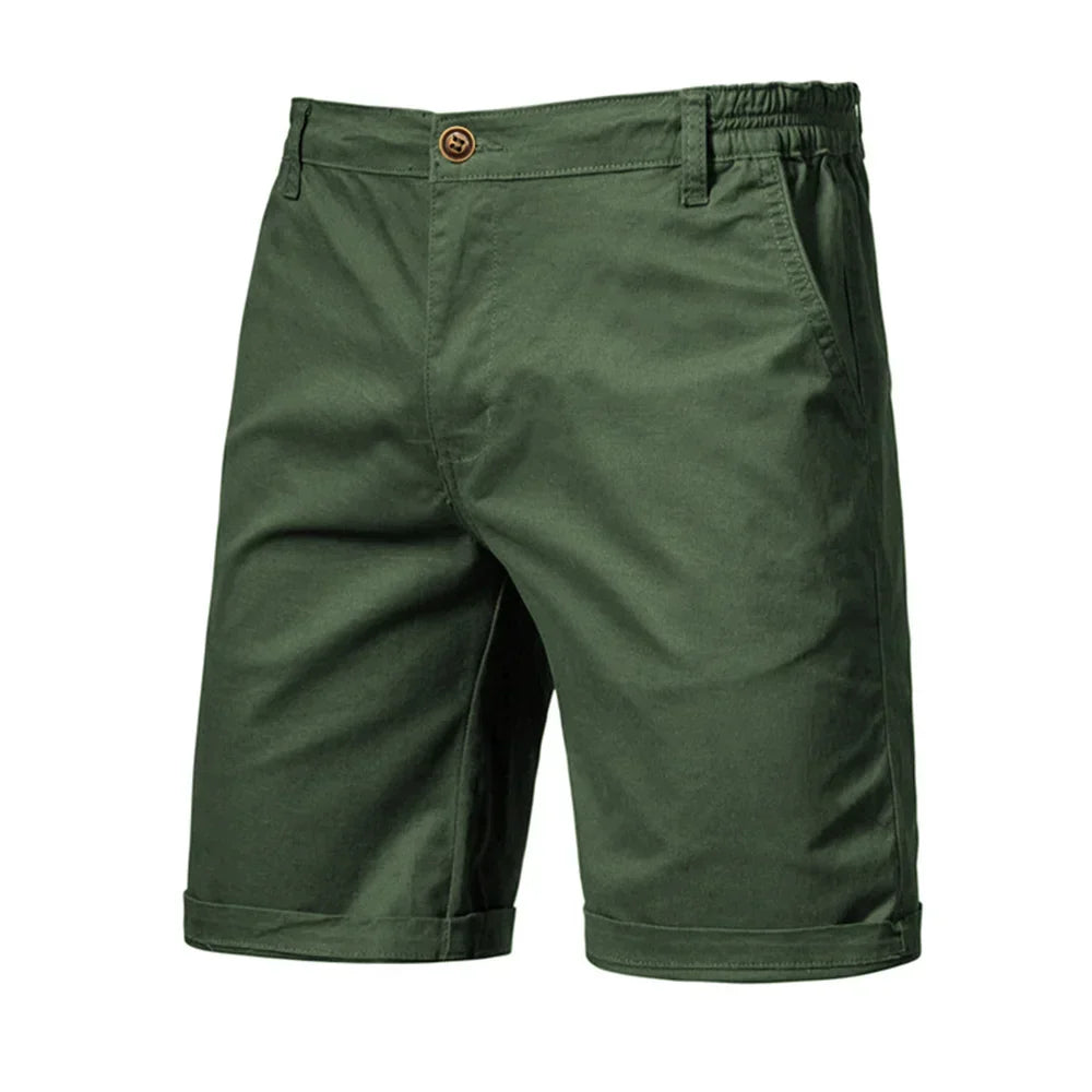 Emil | Herren Freizeit Chino-Shorts mit Knopfleiste