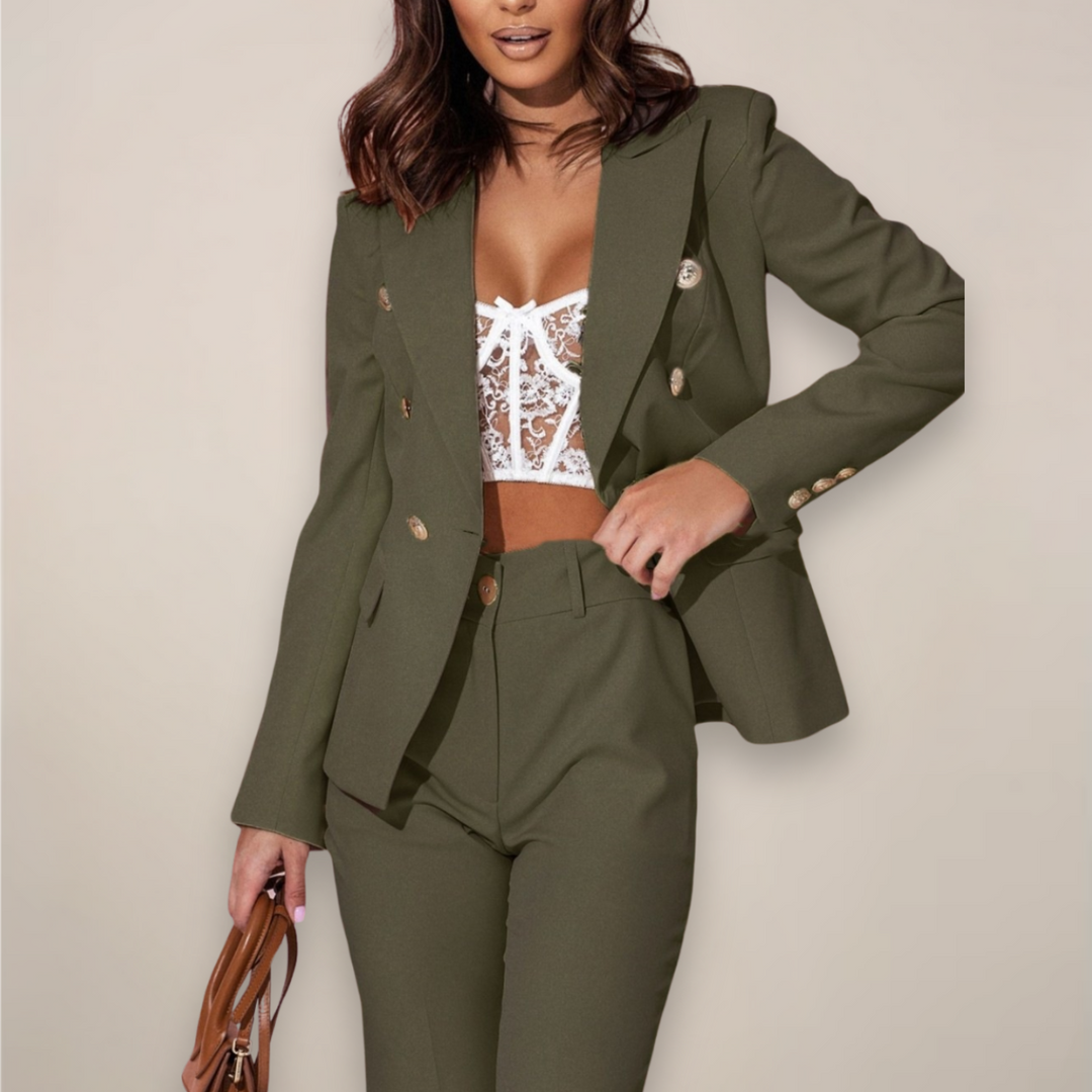 Katharina | Damen Maßgeschneidertes Blazer-Hosen Set