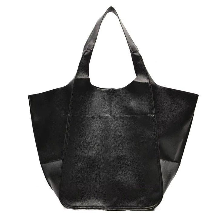 Charlotte | Übergroße Veganleder Tote Bag mit Magnetverschluss