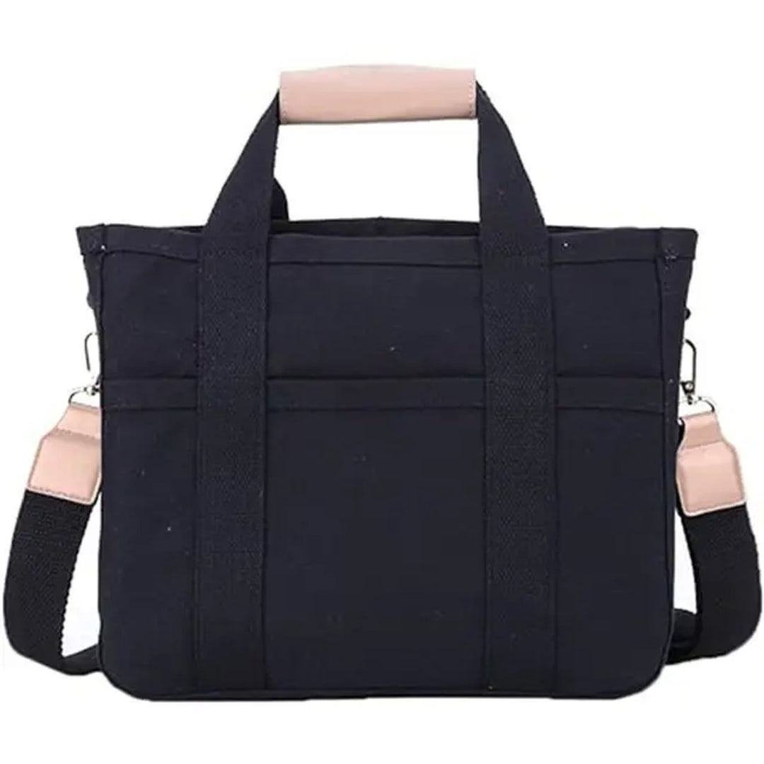 Elfriede | Damen Canvas Tote Bag Groß Mehrtaschen Crossbody Shopper