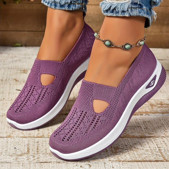Amelie | Damen Orthopädische Atmungsaktive Slip-On Komfort-Sandalen