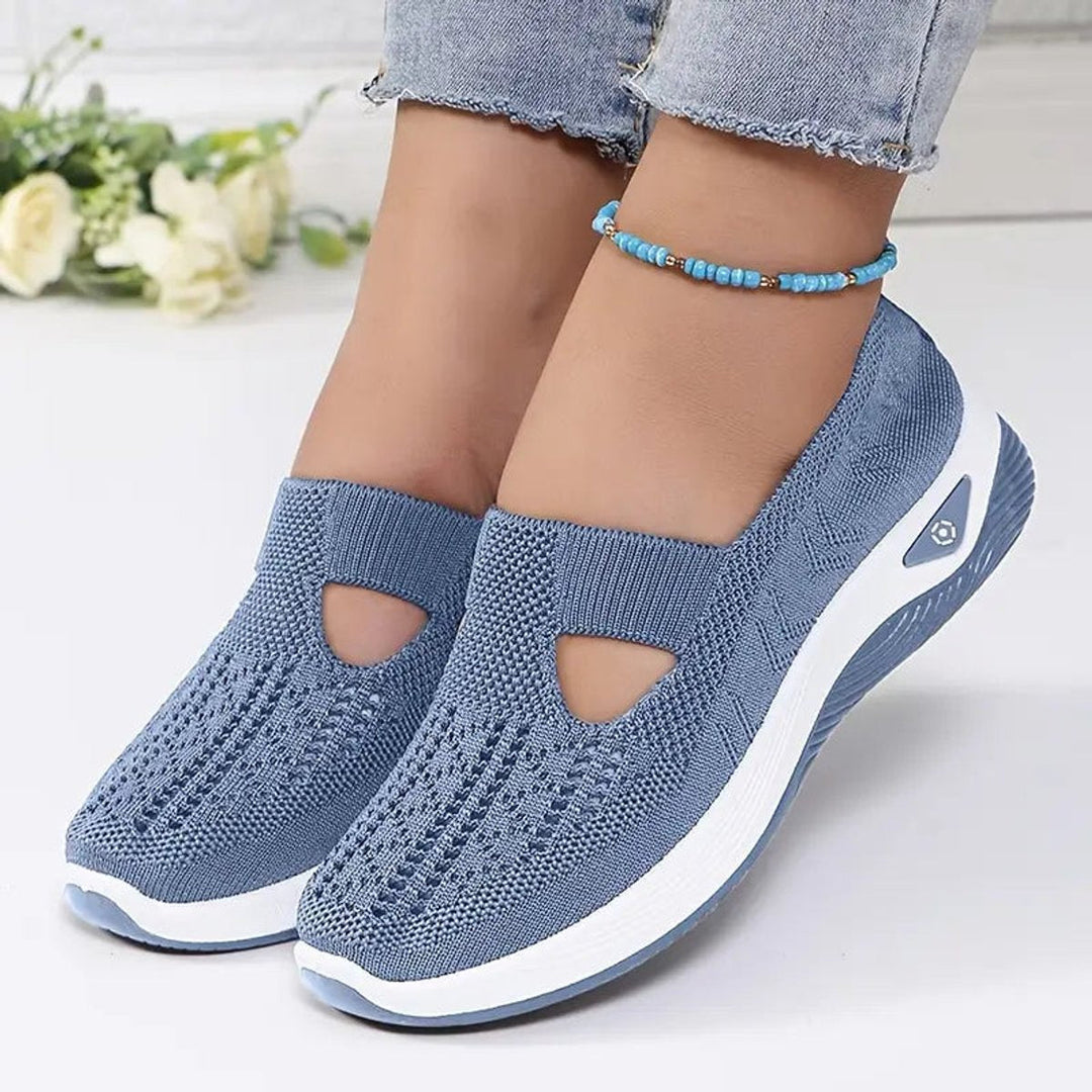 Amelie | Damen Orthopädische Atmungsaktive Slip-On Komfort-Sandalen