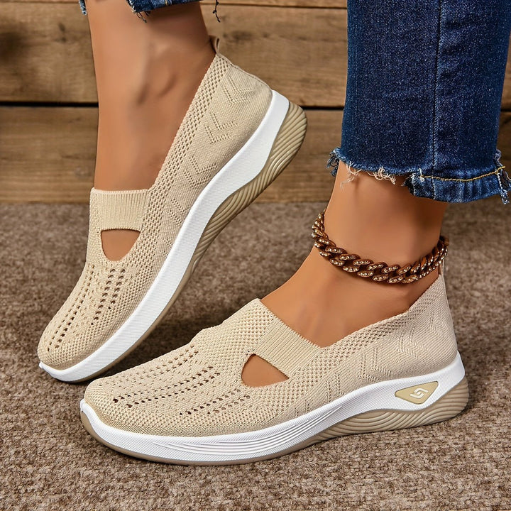 Amelie | Damen Orthopädische Atmungsaktive Slip-On Komfort-Sandalen