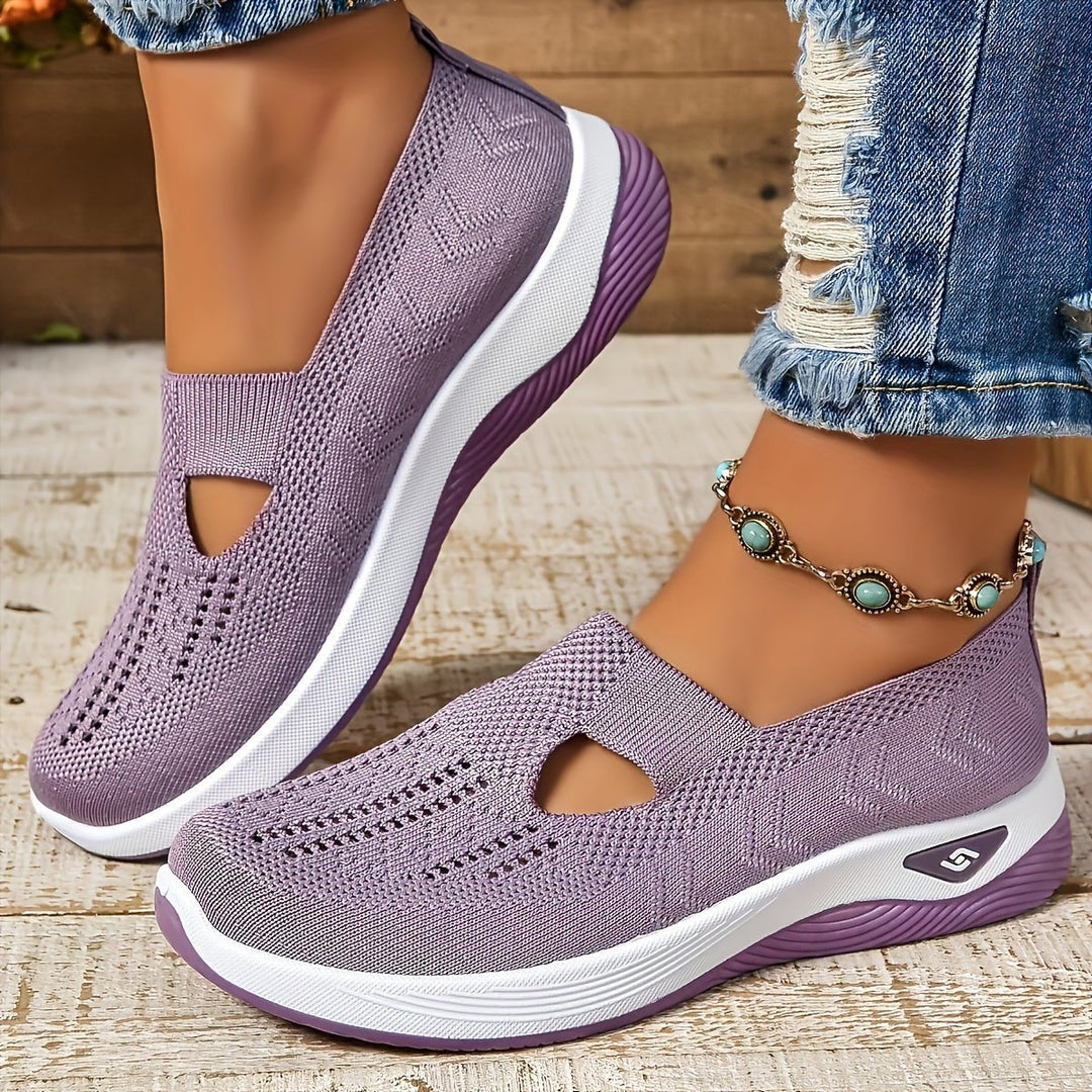 Amelie | Damen Orthopädische Atmungsaktive Slip-On Komfort-Sandalen