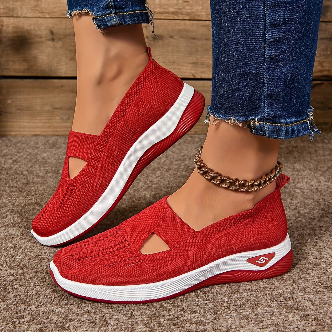 Amelie | Damen Orthopädische Atmungsaktive Slip-On Komfort-Sandalen