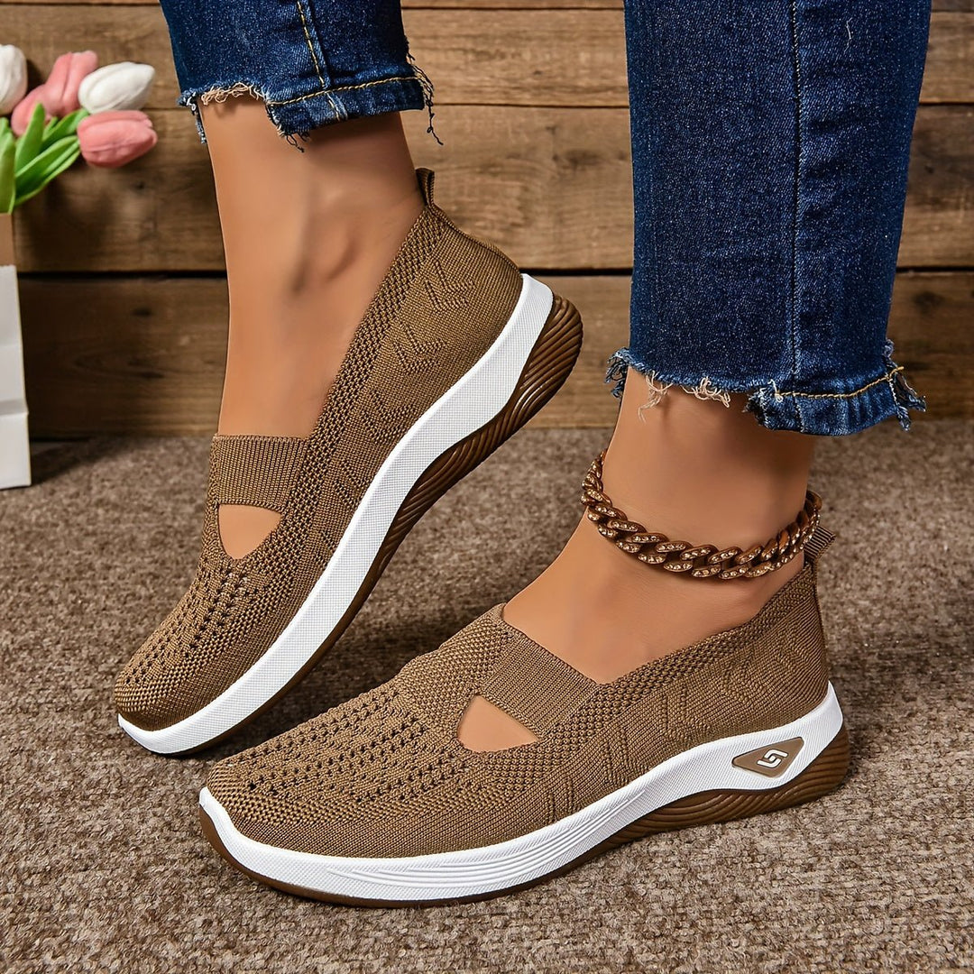 Amelie | Damen Orthopädische Atmungsaktive Slip-On Komfort-Sandalen