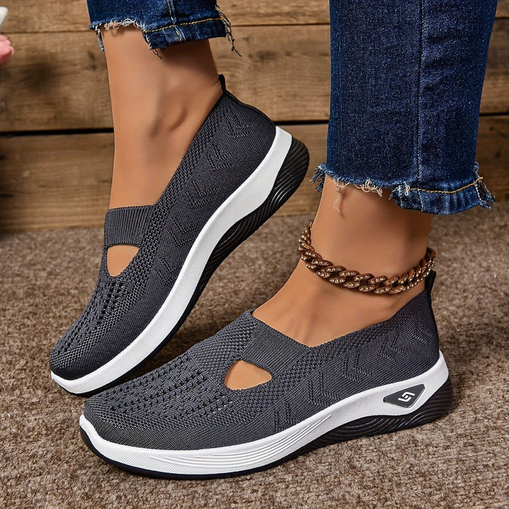 Amelie | Damen Orthopädische Atmungsaktive Slip-On Komfort-Sandalen