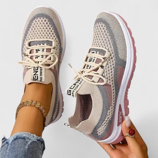Johanna | Damen Orthopädische Schnürsenkel-Laufschuhe Atmungsaktive Mesh-Sneaker