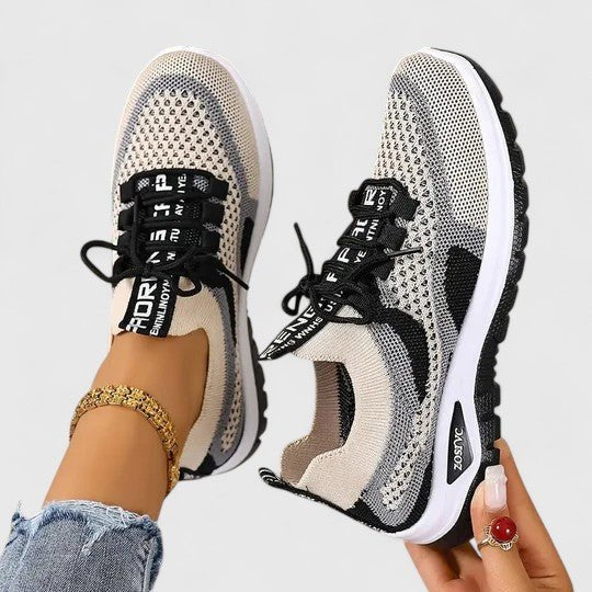Johanna | Damen Orthopädische Schnürsenkel-Laufschuhe Atmungsaktive Mesh-Sneaker