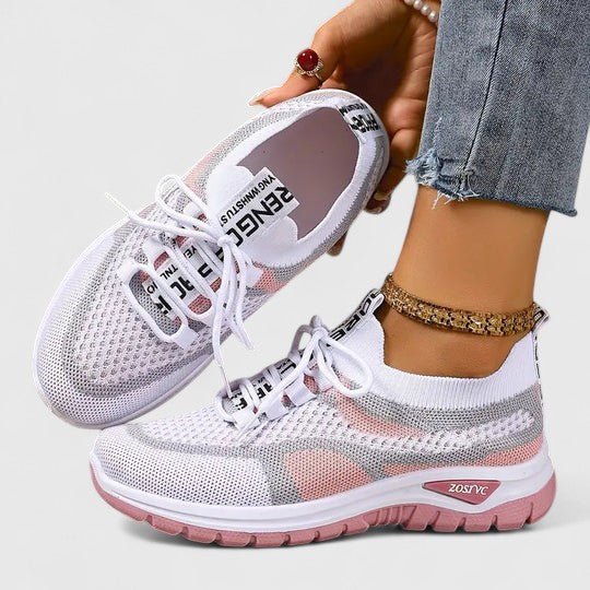 Johanna | Damen Orthopädische Schnürsenkel-Laufschuhe Atmungsaktive Mesh-Sneaker