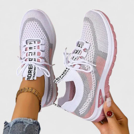 Johanna | Damen Orthopädische Schnürsenkel-Laufschuhe Atmungsaktive Mesh-Sneaker