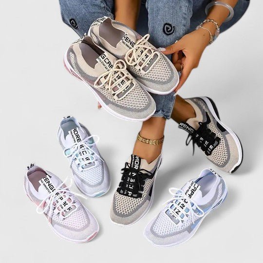 Johanna | Damen Orthopädische Schnürsenkel-Laufschuhe Atmungsaktive Mesh-Sneaker