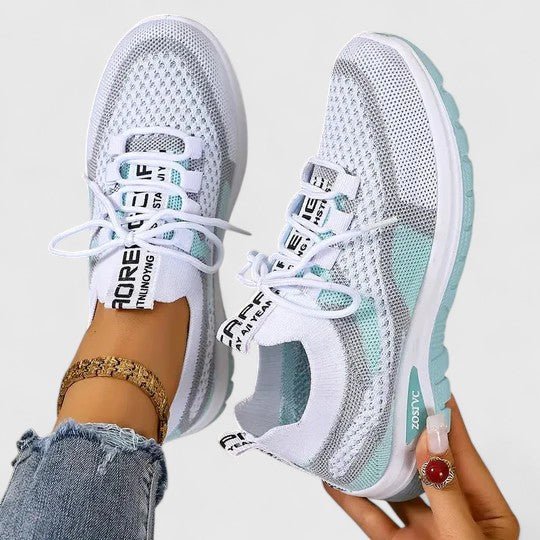 Johanna | Damen Orthopädische Schnürsenkel-Laufschuhe Atmungsaktive Mesh-Sneaker