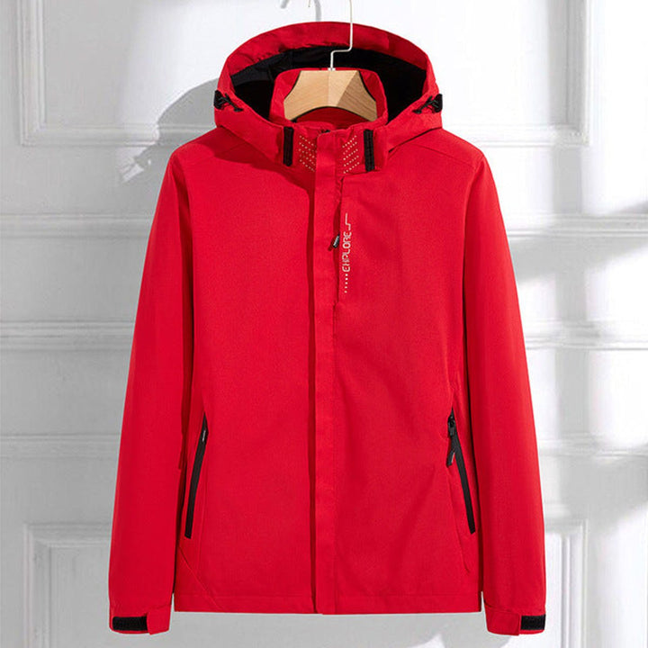 Hannah | Damen Wasserdichte Regenjacke mit Abnehmbarer Kapuze Verstellbarer Passform
