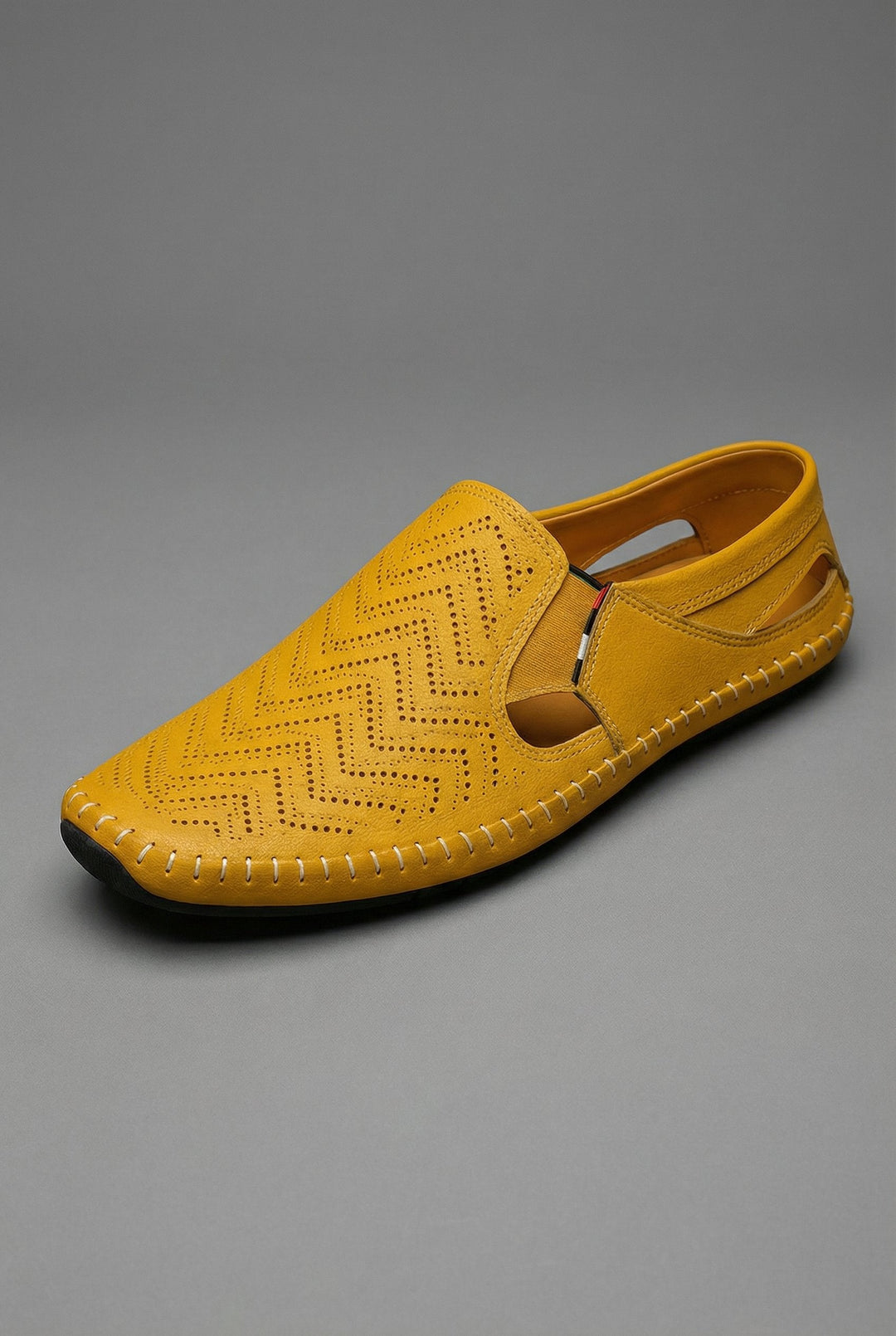 Sebastian | Herren atmungsaktive perforierte Slip-On Loafer mit Handnaht