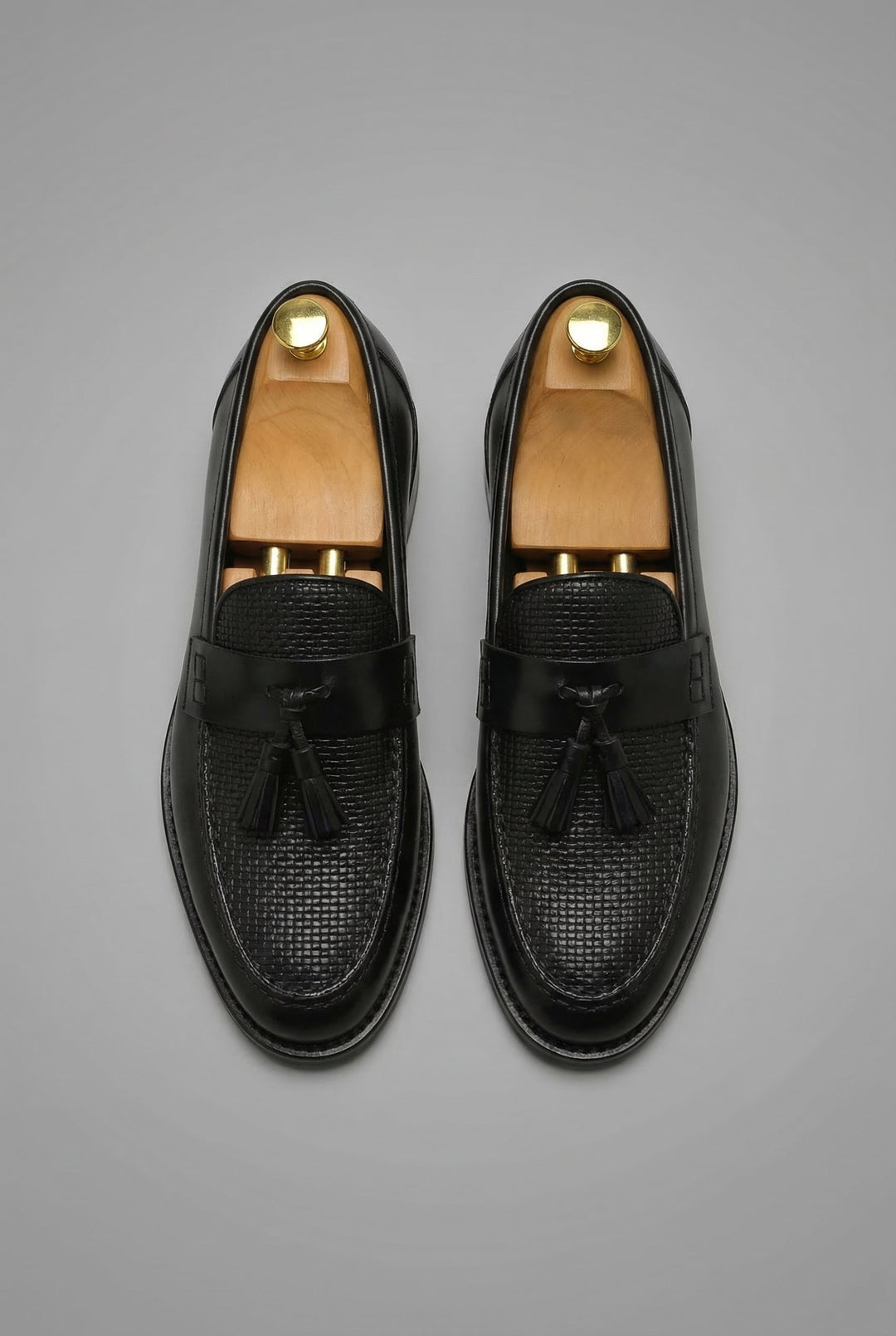Dominik | Herren Geflochtene Quasten-Slipper Klassische Leder-Loafer