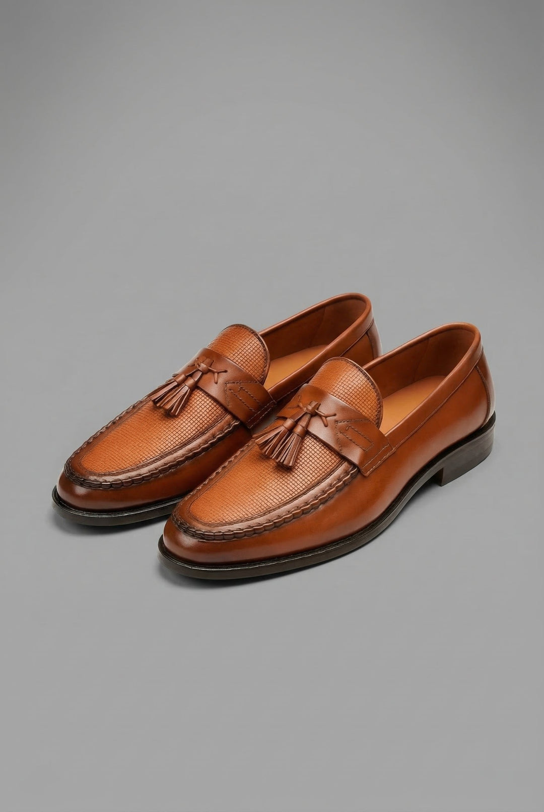 Dominik | Herren Geflochtene Quasten-Slipper Klassische Leder-Loafer