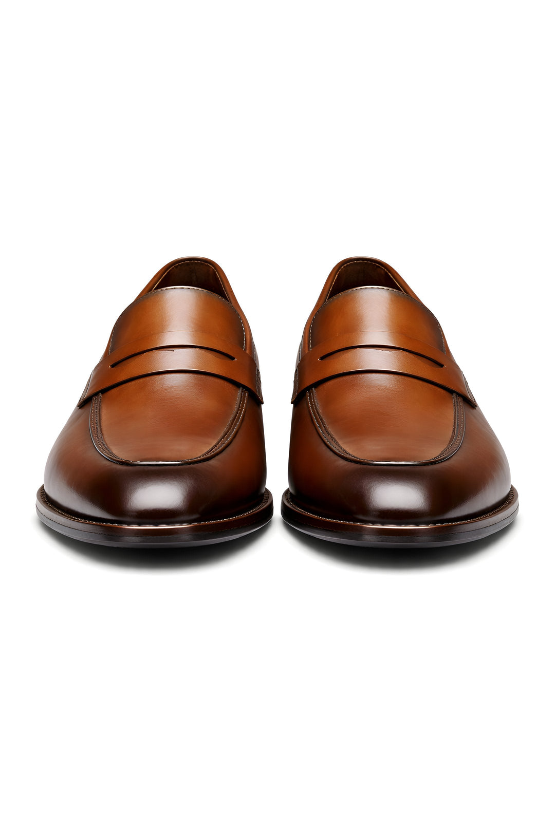 Lukas | Herren Klassische Penny-Loafer Slip-On Lackschuhe