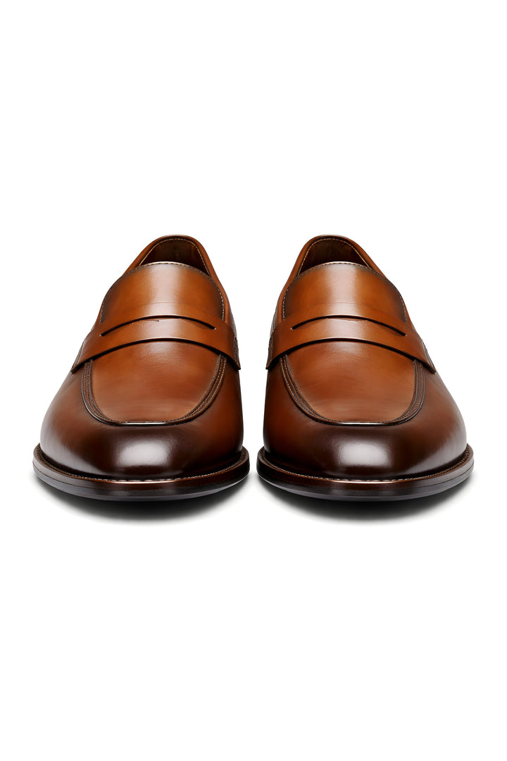 Lukas | Herren Klassische Penny-Loafer Slip-On Lackschuhe