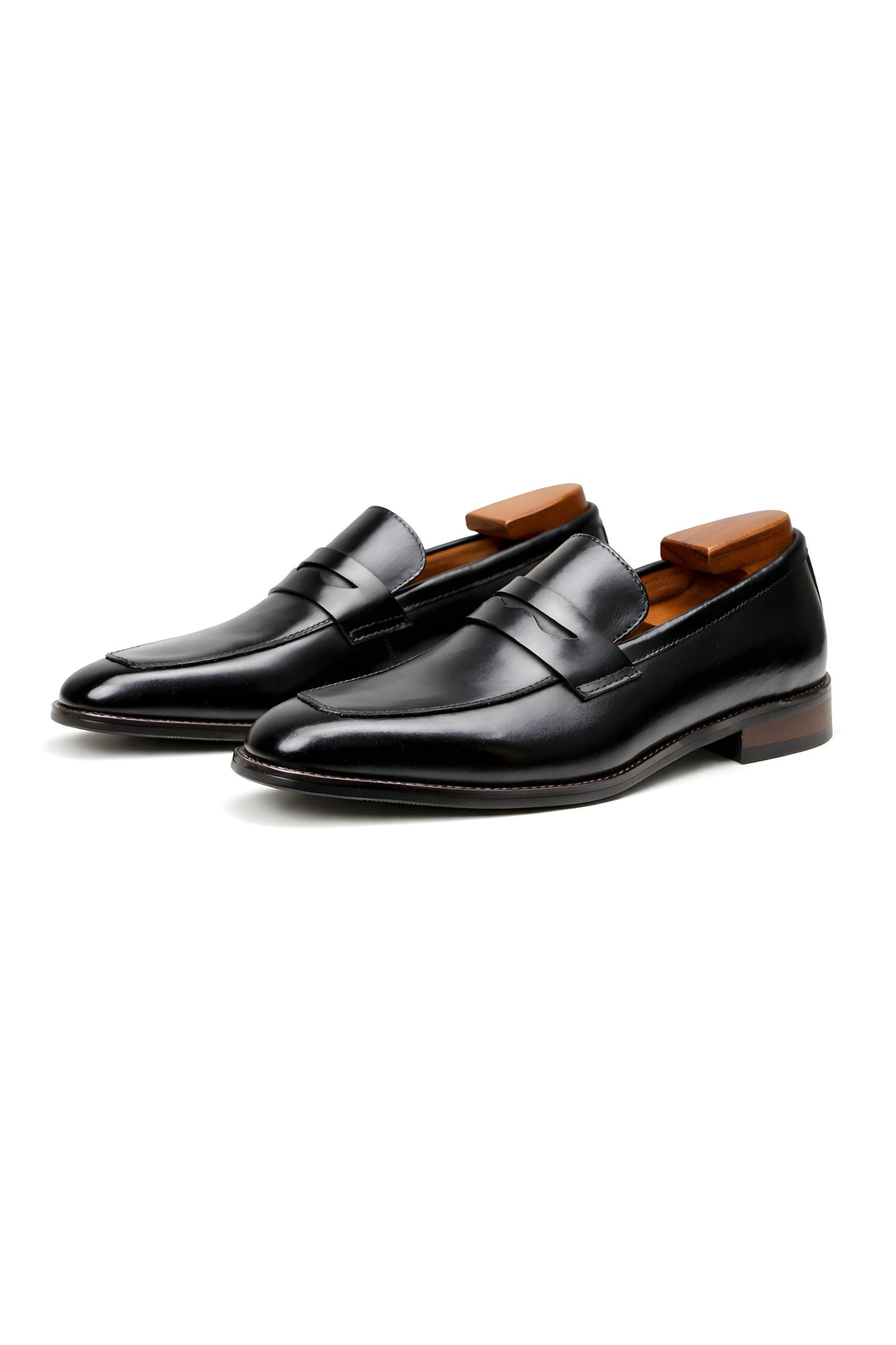 Lukas | Herren Klassische Penny-Loafer Slip-On Lackschuhe