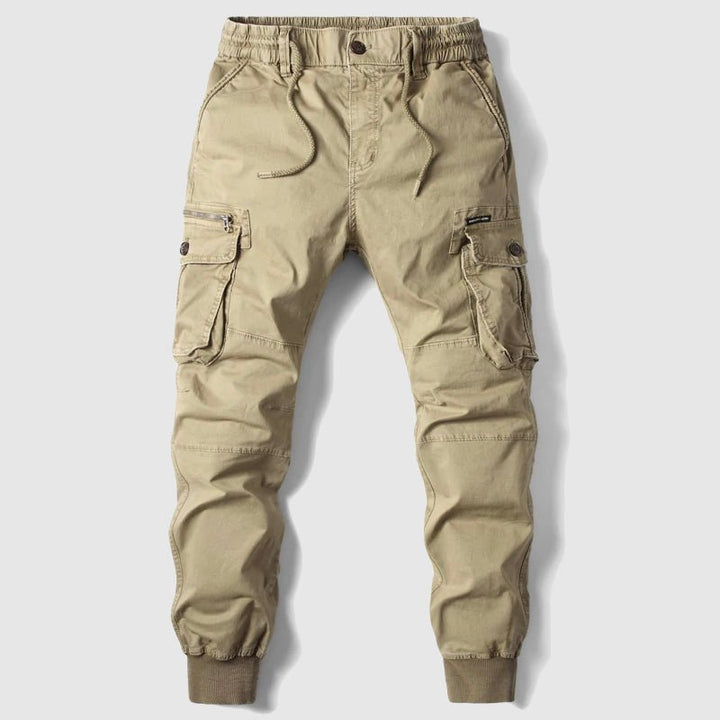 Matthias | Herren Taktische Cargo Jogger Hose mit Kordelzug