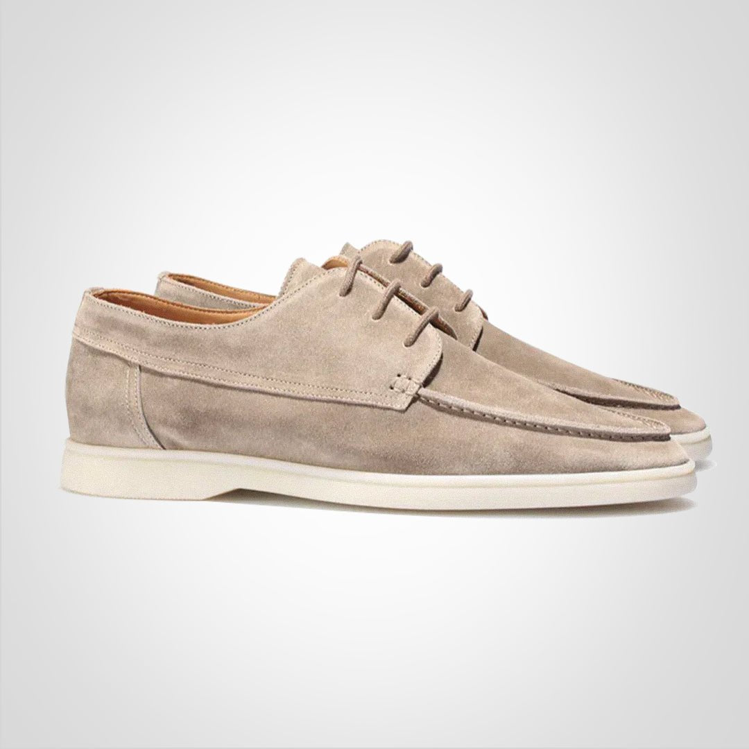 Thomas | Herren Wildleder-Optik Schnürloafer Bootsschuh-Derby