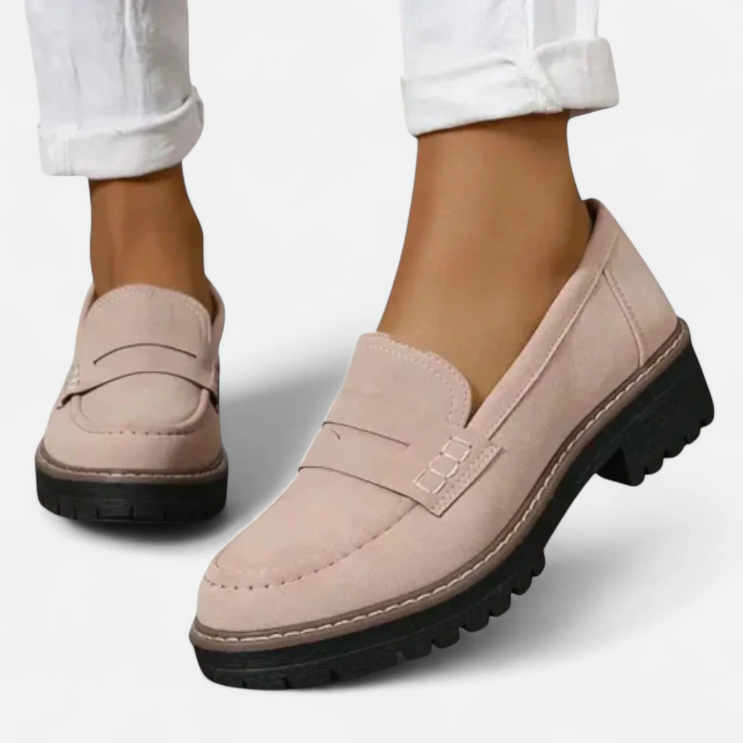 Annika | Damen Klassische Loafer mit Markanter Sohle